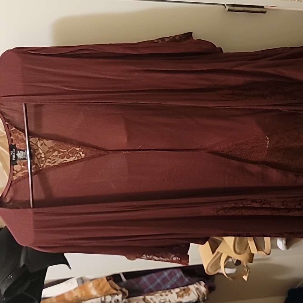 Burgundy Caridigan